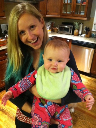 One day Ruthie will use this picture to argue her way into blue hair, I'm sure.